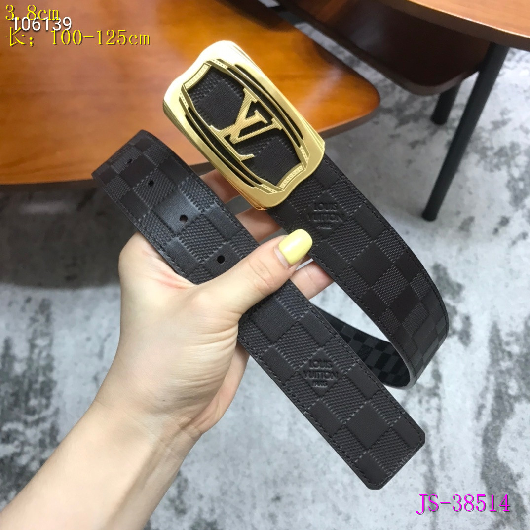 LV Belts 3.8 cm Width 001